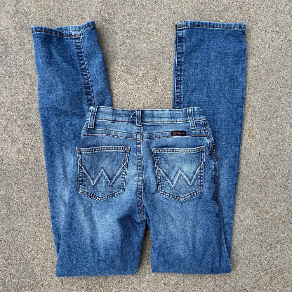Wrangler Willow 3x36 Boot Cut Blue Cowgirl Jeans READ
